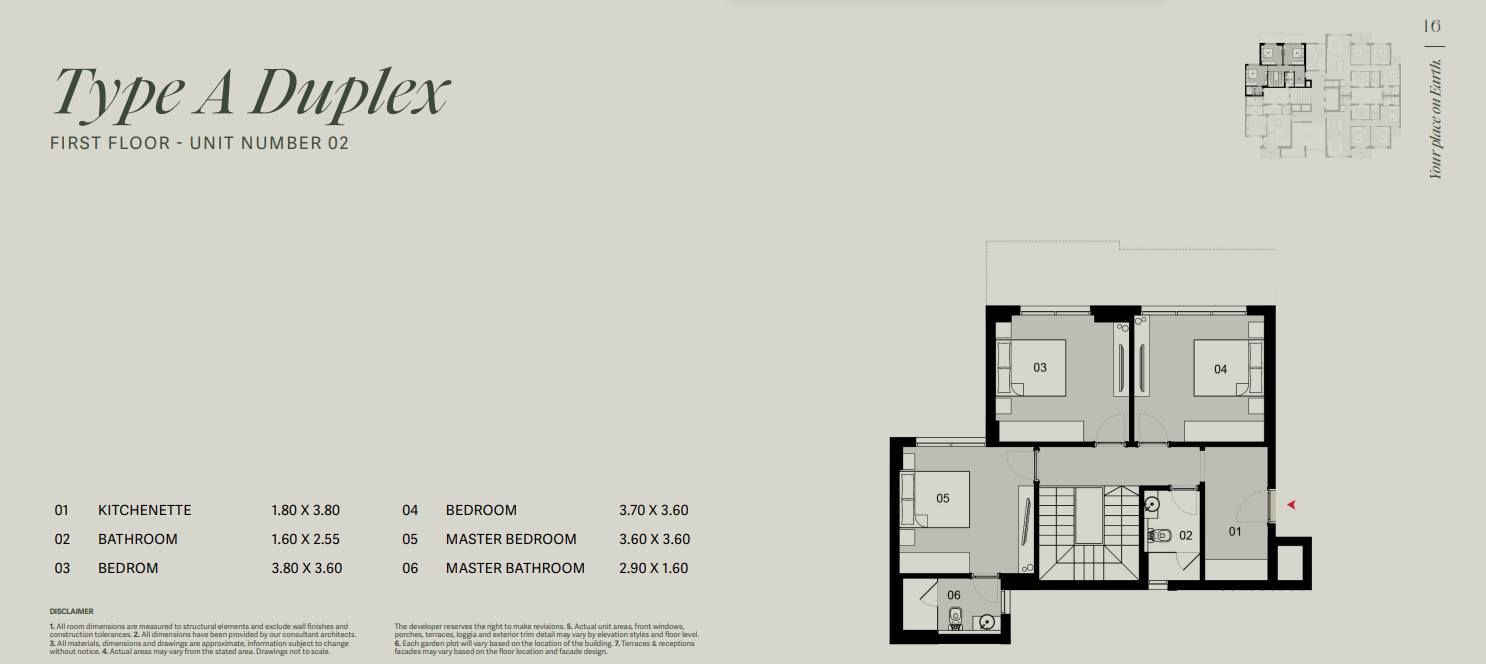 Floor Plan - Tierra New Cairo Compound 