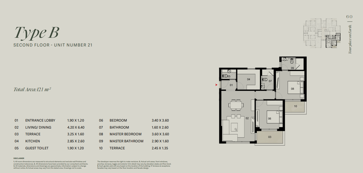 Floor Plan - Tierra New Cairo Compound 