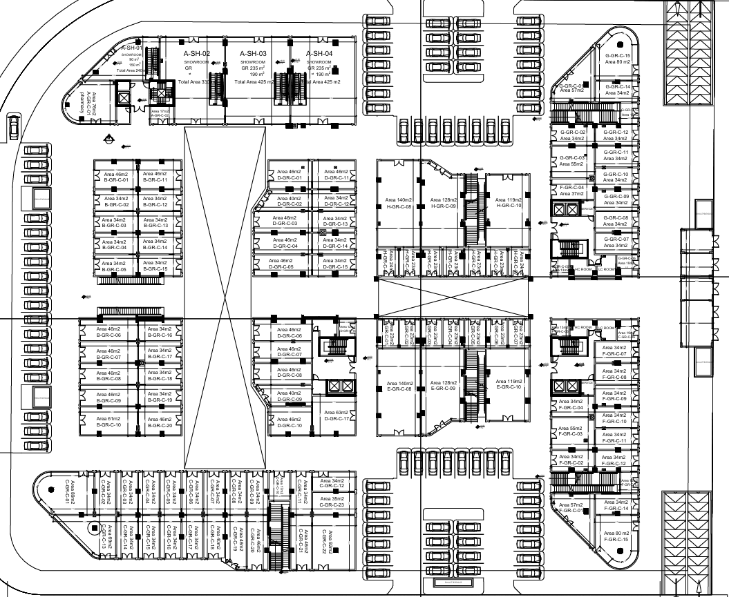 Plan 24 - West El Balad 6 October Mall Centrada Developments