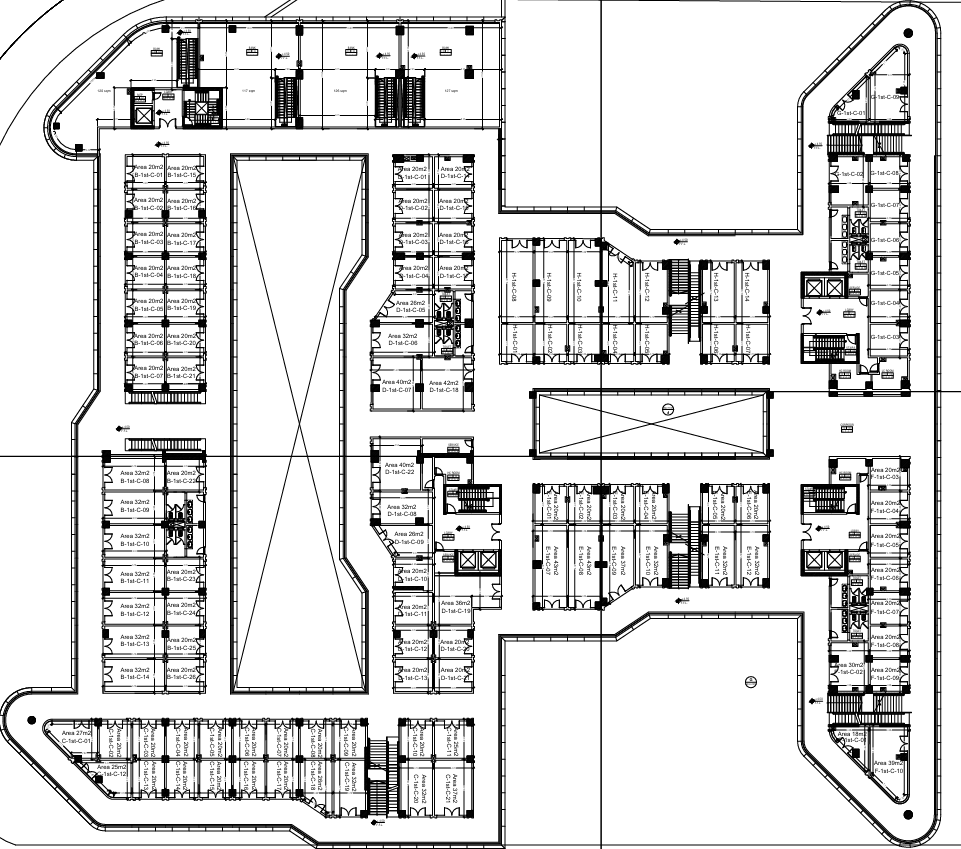 Plan 23 - West El Balad 6 October Mall Centrada Developments
