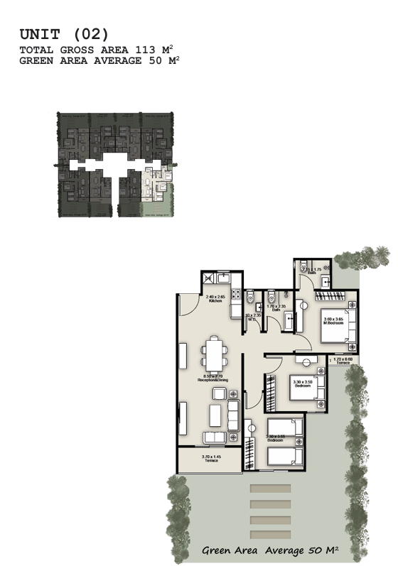 Floor Plan - Beginnings New Zayed Compound Tabarak Developments