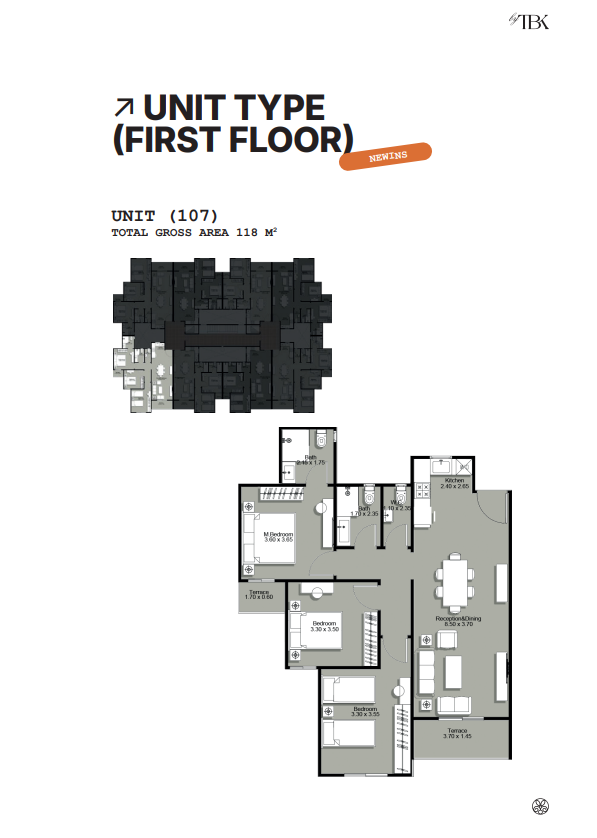 Floor Plan - Beginnings New Zayed Compound Tabarak Developments