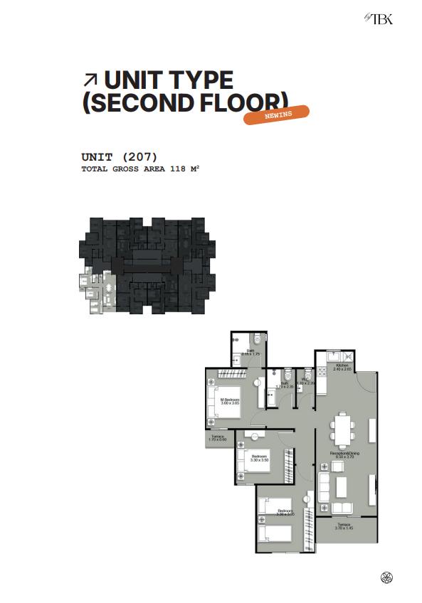 Floor Plan - Beginnings New Zayed Compound Tabarak Developments