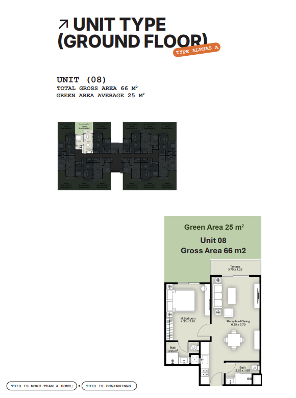 Floor Plan - Beginnings New Zayed Compound Tabarak Developments