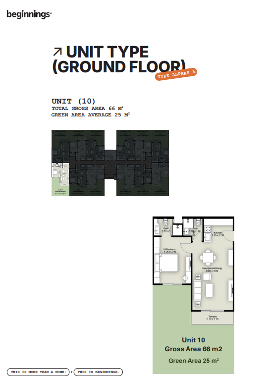 Floor Plan - Beginnings New Zayed Compound Tabarak Developments
