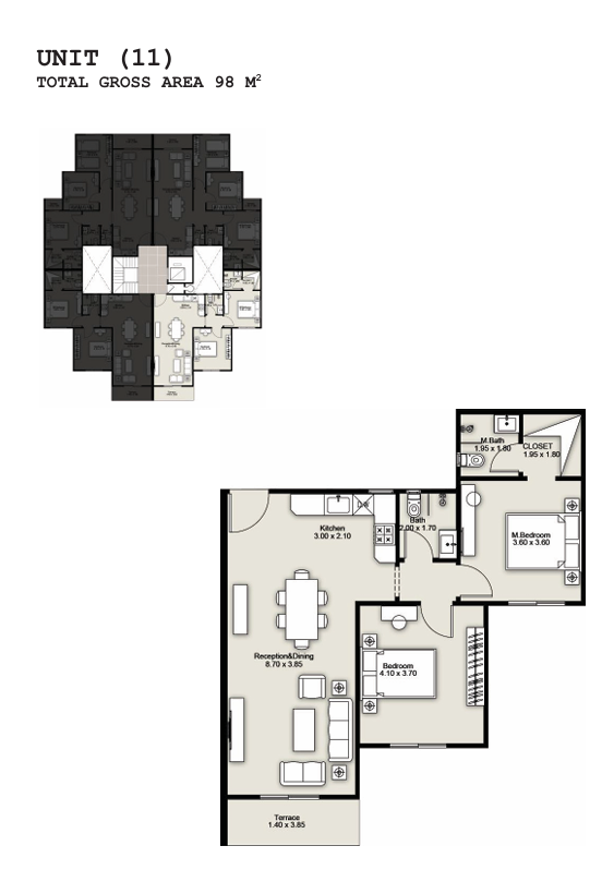 Floor Plan - Beginnings New Zayed Compound Tabarak Developments