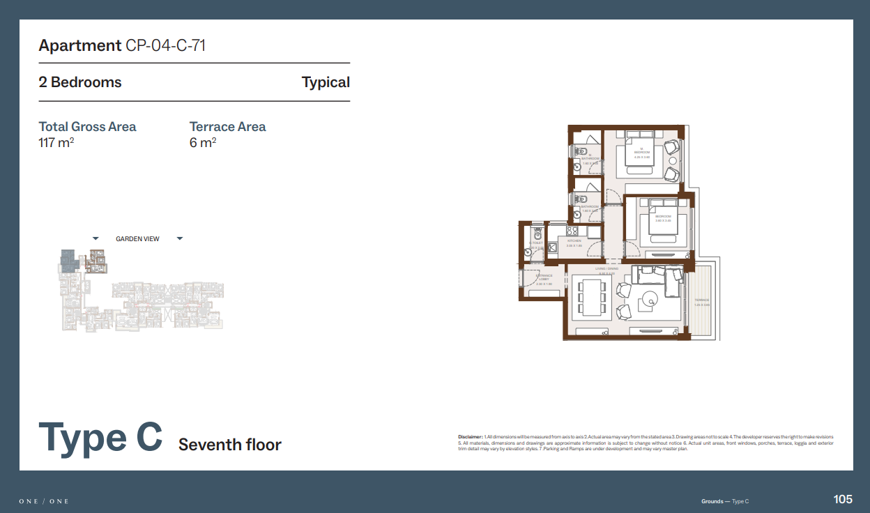 Floor Plan - Grounds Compound New Cairo One of One Developments