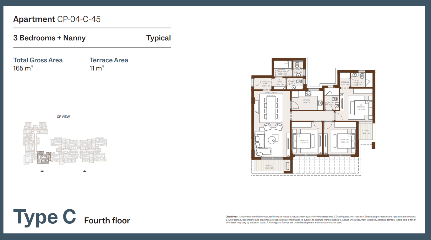 Floor Plan - Grounds Compound New Cairo One of One Developments
