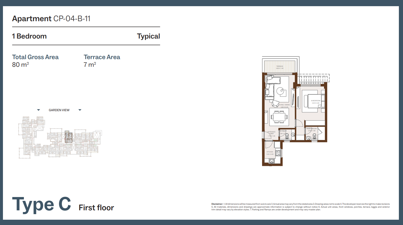 Floor Plan - Grounds Compound New Cairo One of One Developments