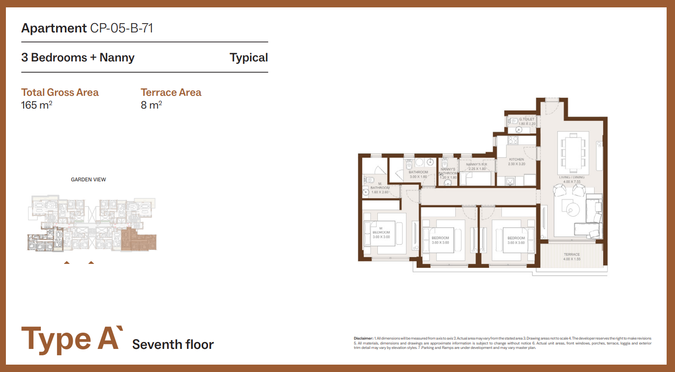 Floor Plan - Grounds Compound New Cairo One of One Developments