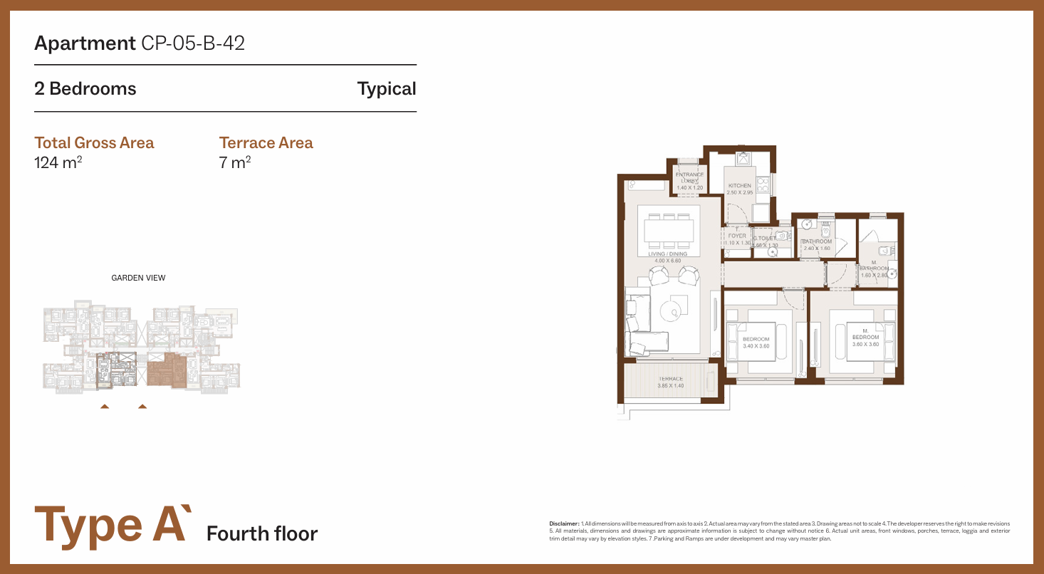 Floor Plan - Grounds Compound New Cairo One of One Developments