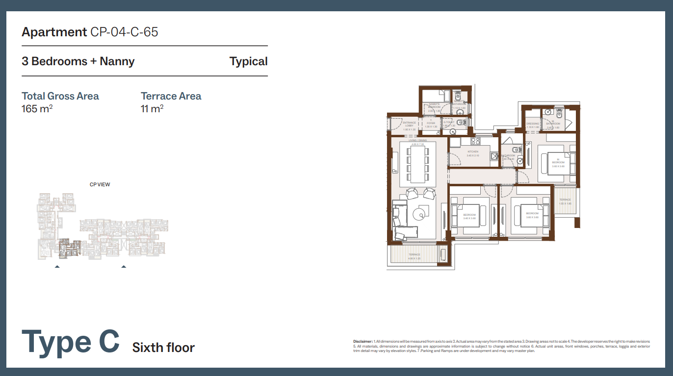 Floor Plan - Grounds Compound New Cairo One of One Developments