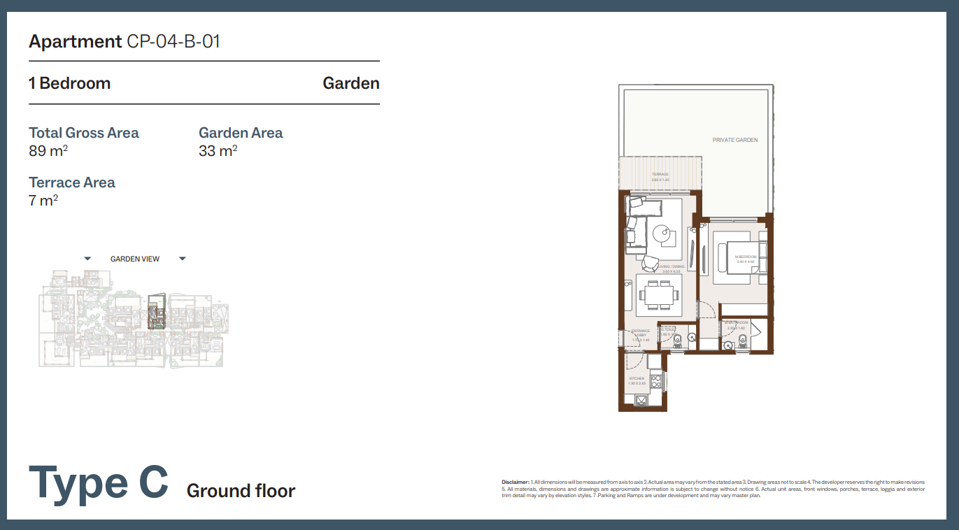 Floor Plan - Grounds Compound New Cairo One of One Developments