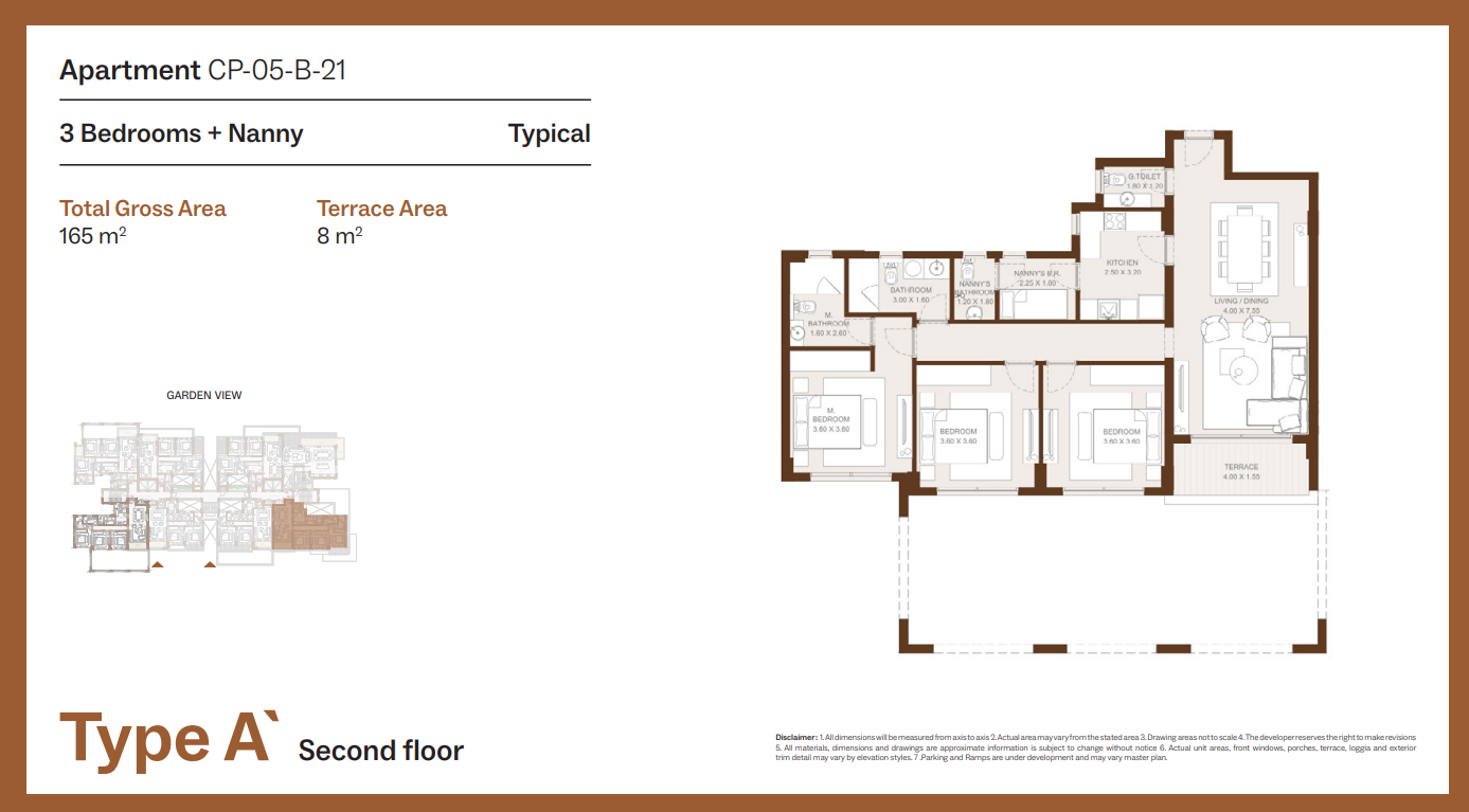 Floor Plan - Grounds Compound New Cairo One of One Developments