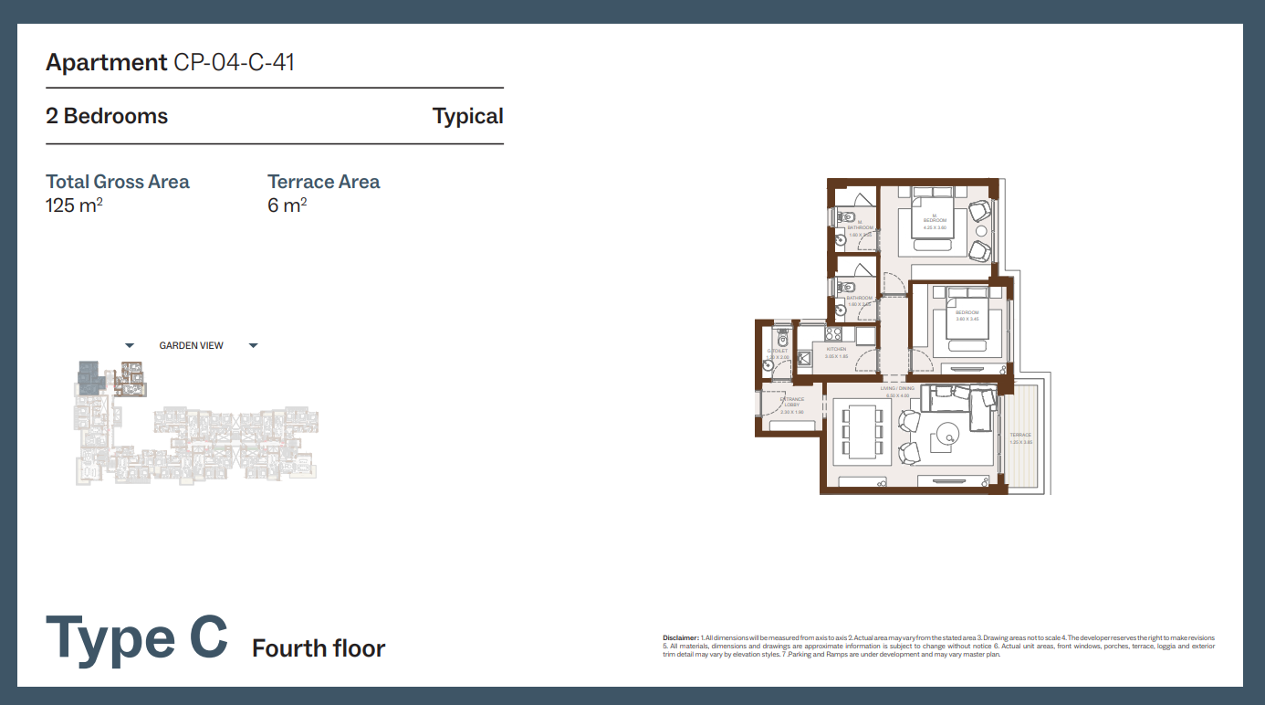 Floor Plan - Grounds Compound New Cairo One of One Developments