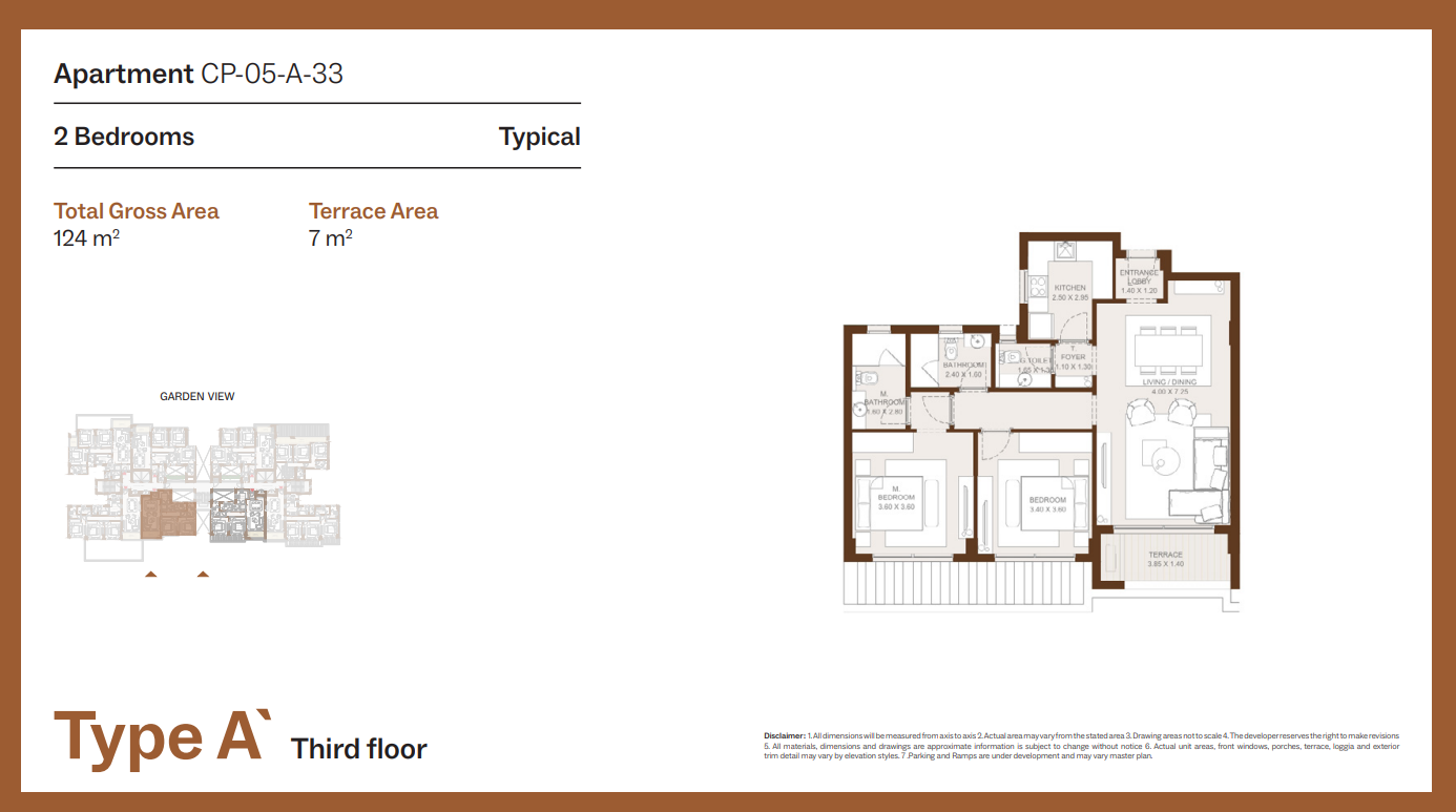 Floor Plan - Grounds Compound New Cairo One of One Developments