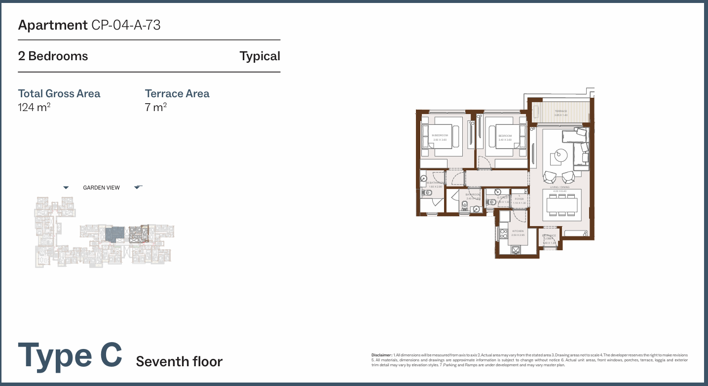 Floor Plan - Grounds Compound New Cairo One of One Developments