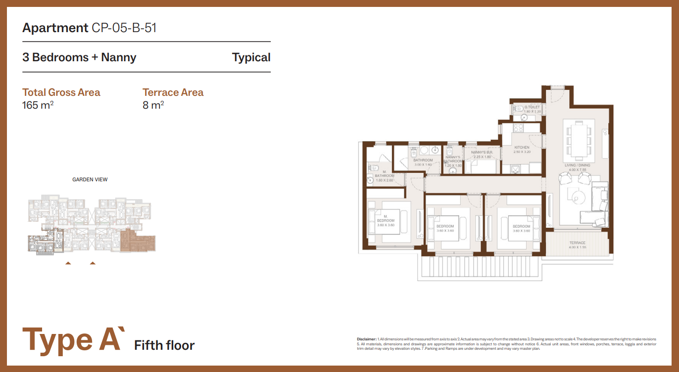 Floor Plan - Grounds Compound New Cairo One of One Developments