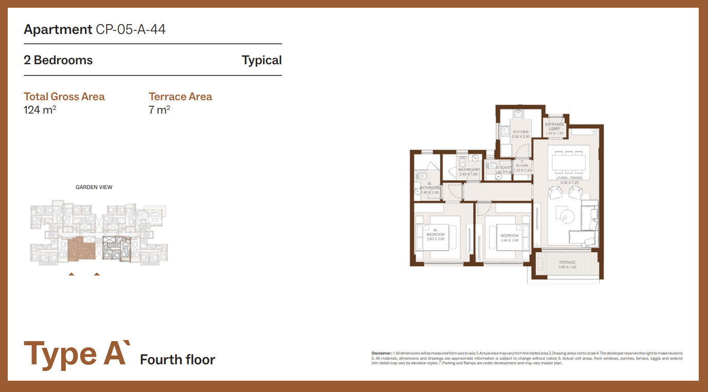 Floor Plan - Grounds Compound New Cairo One of One Developments