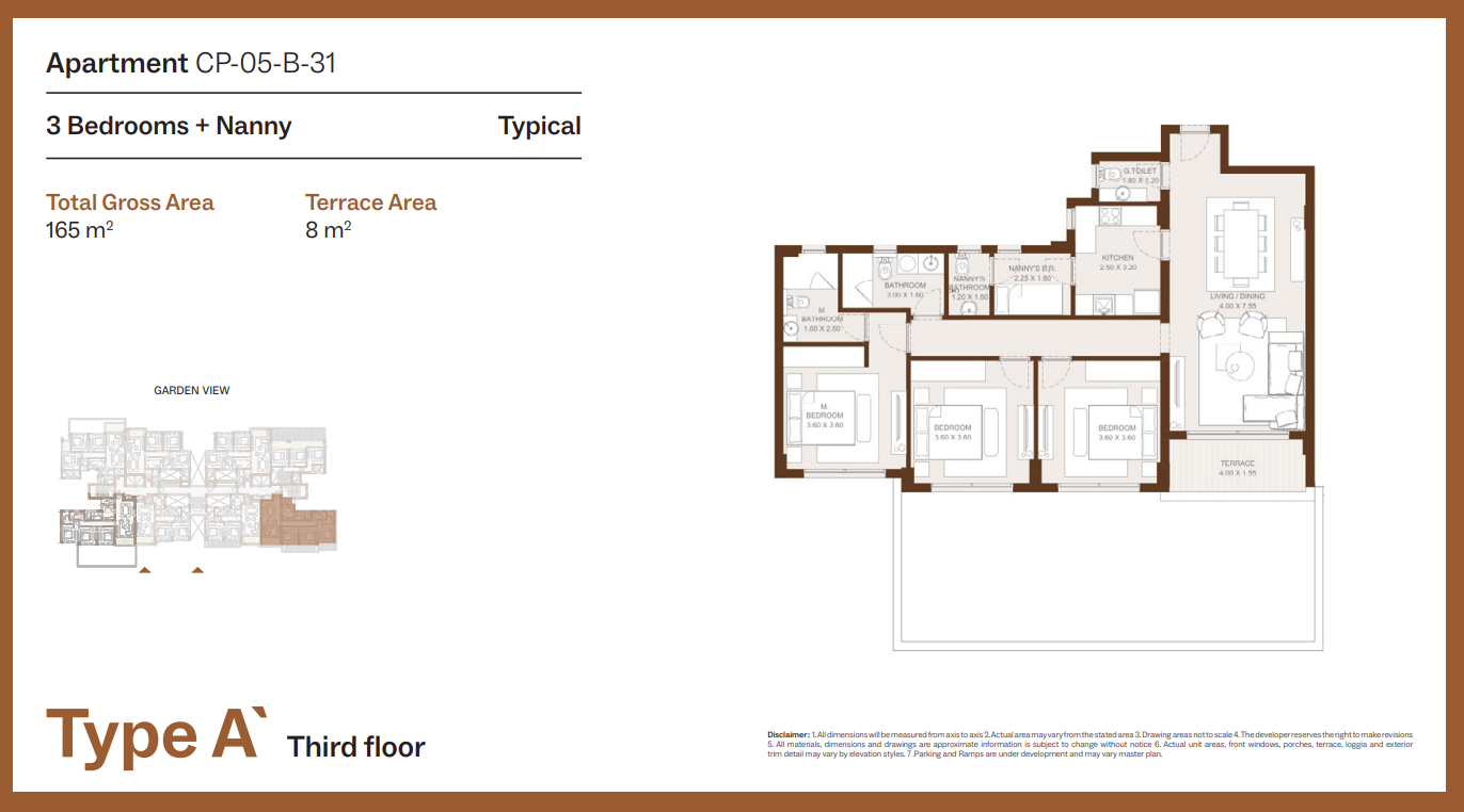 Floor Plan - Grounds Compound New Cairo One of One Developments