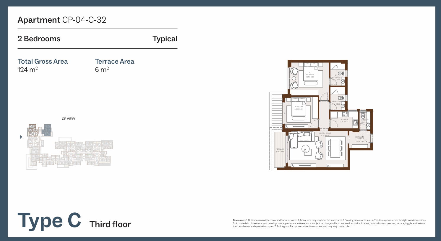 Floor Plan - Grounds Compound New Cairo One of One Developments