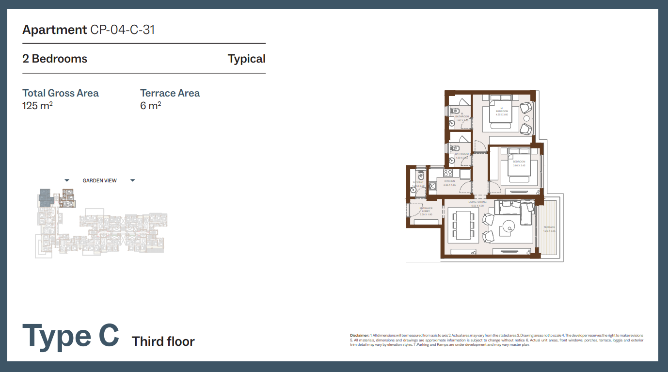 Floor Plan - Grounds Compound New Cairo One of One Developments