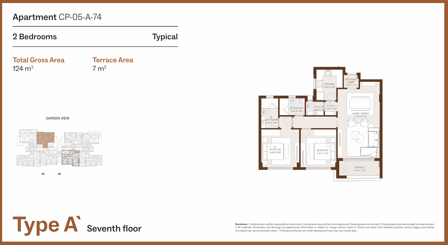 Floor Plan - Grounds Compound New Cairo One of One Developments