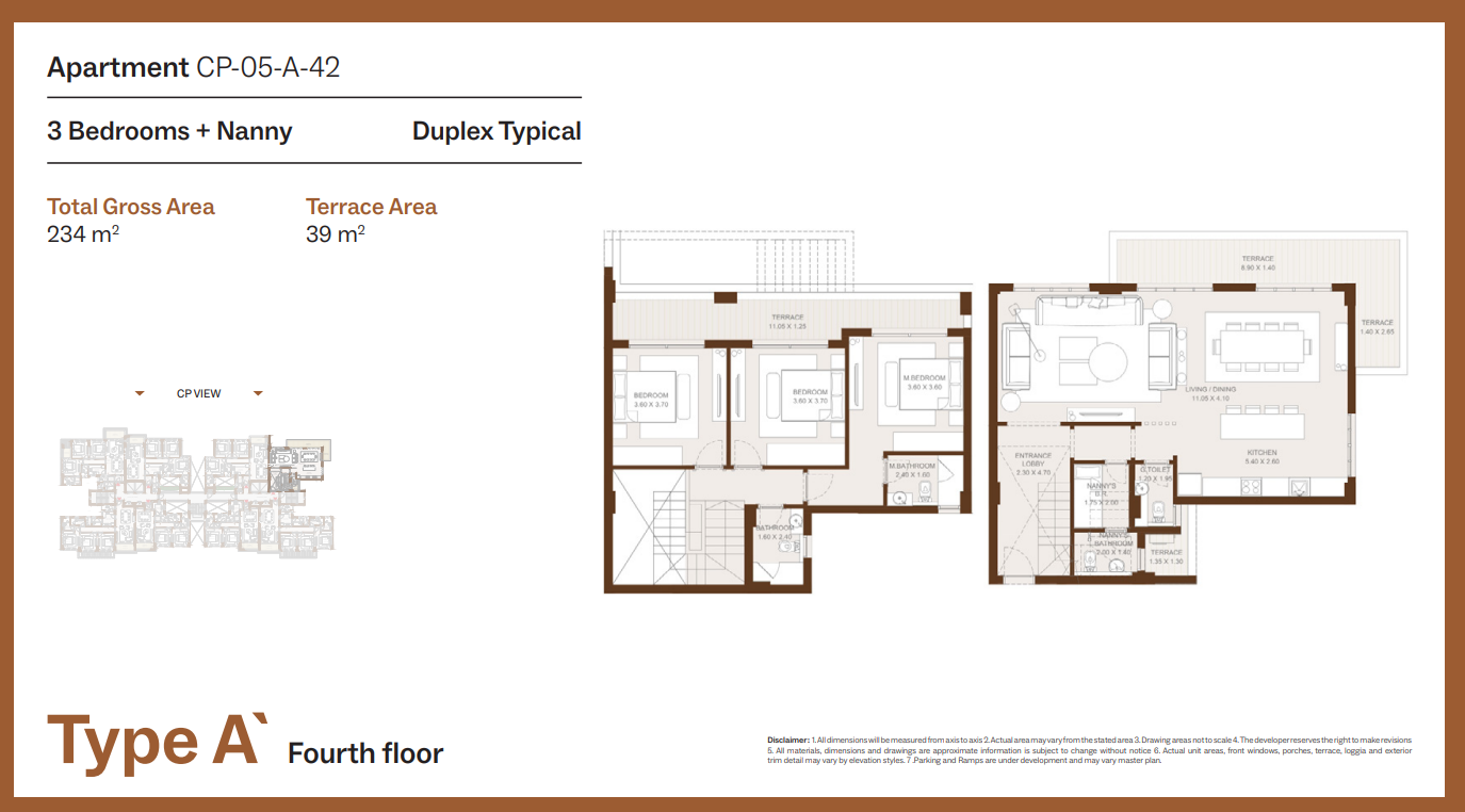 Floor Plan - Grounds Compound New Cairo One of One Developments