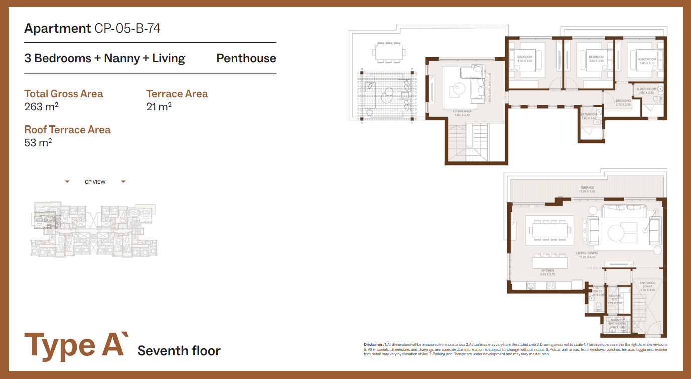 Floor Plan - Grounds Compound New Cairo One of One Developments