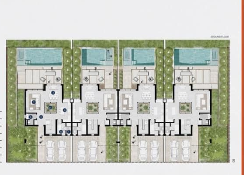 Floor Plan - سولانا إيست لان التجمع الخامس أورا للتطوير العقاري - Solana East Lane New Cairo