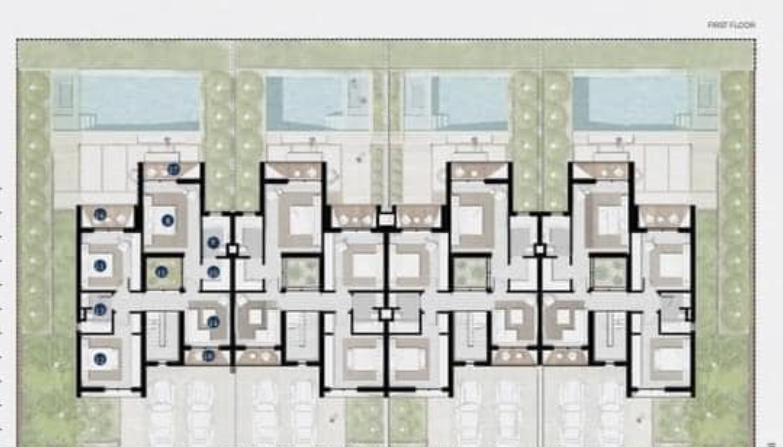 Floor Plan - سولانا إيست لان التجمع الخامس أورا للتطوير العقاري - Solana East Lane New Cairo