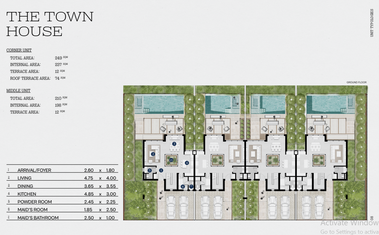 Floor Plan - سولانا إيست لان التجمع الخامس أورا للتطوير العقاري - Solana East Lane New Cairo