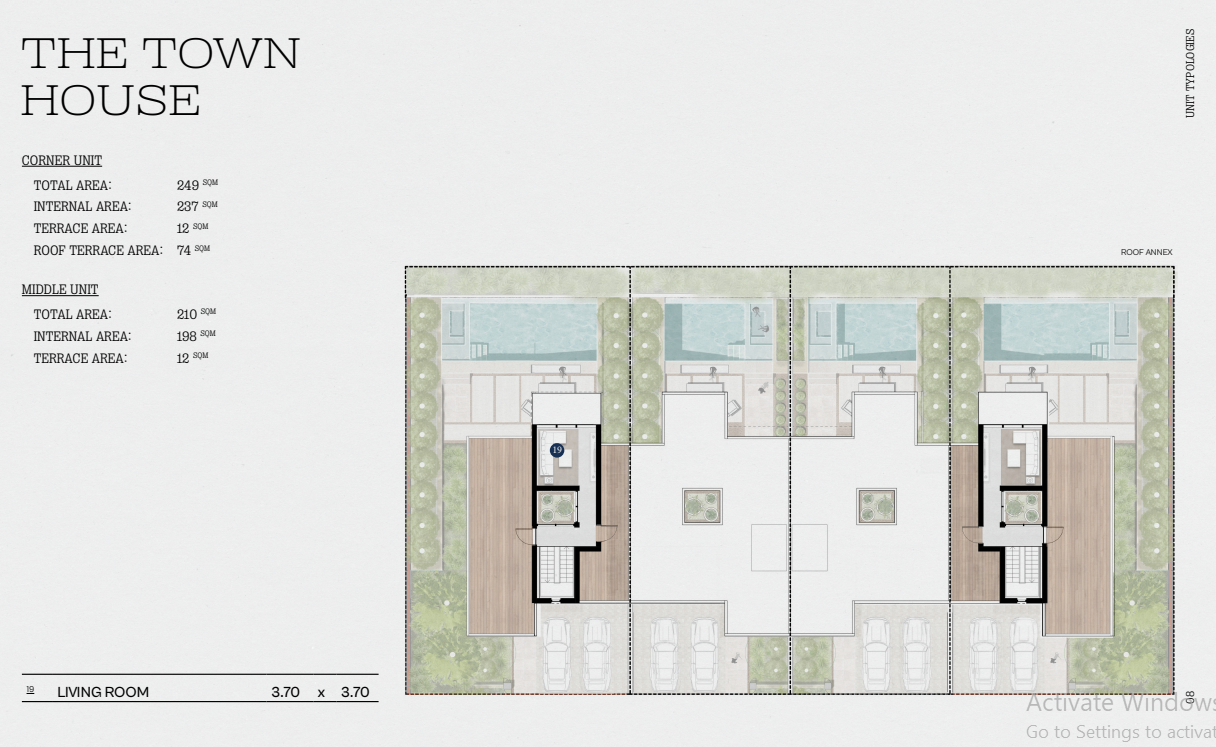 Floor Plan - سولانا إيست لان التجمع الخامس أورا للتطوير العقاري - Solana East Lane New Cairo