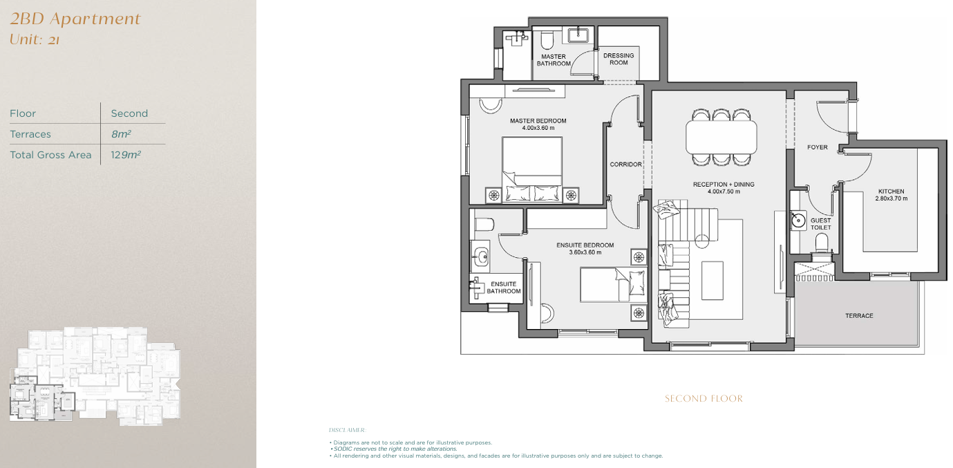 Floor Plan - كمبوند ايست فالي المستقبل سيتي سوديك للتطوير العقاري - East Vale Compound Mostakbal City 