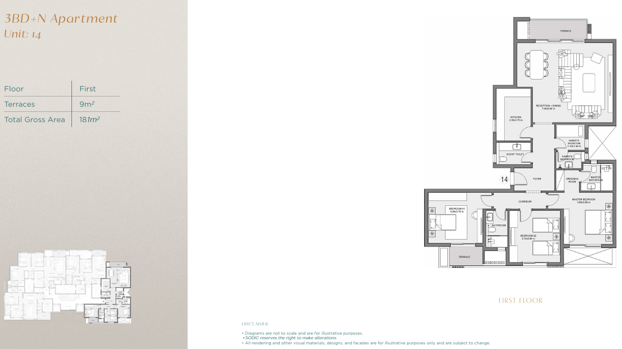 Floor Plan - كمبوند ايست فالي المستقبل سيتي سوديك للتطوير العقاري - East Vale Compound Mostakbal City 