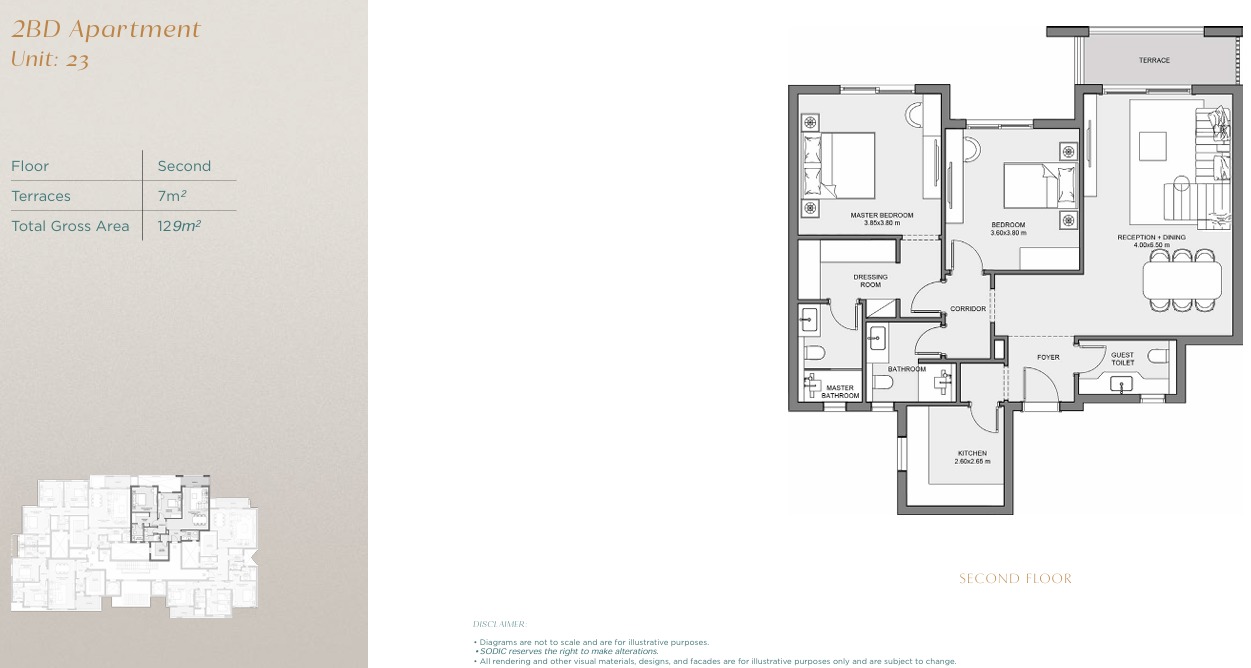 Floor Plan - كمبوند ايست فالي المستقبل سيتي سوديك للتطوير العقاري - East Vale Compound Mostakbal City 