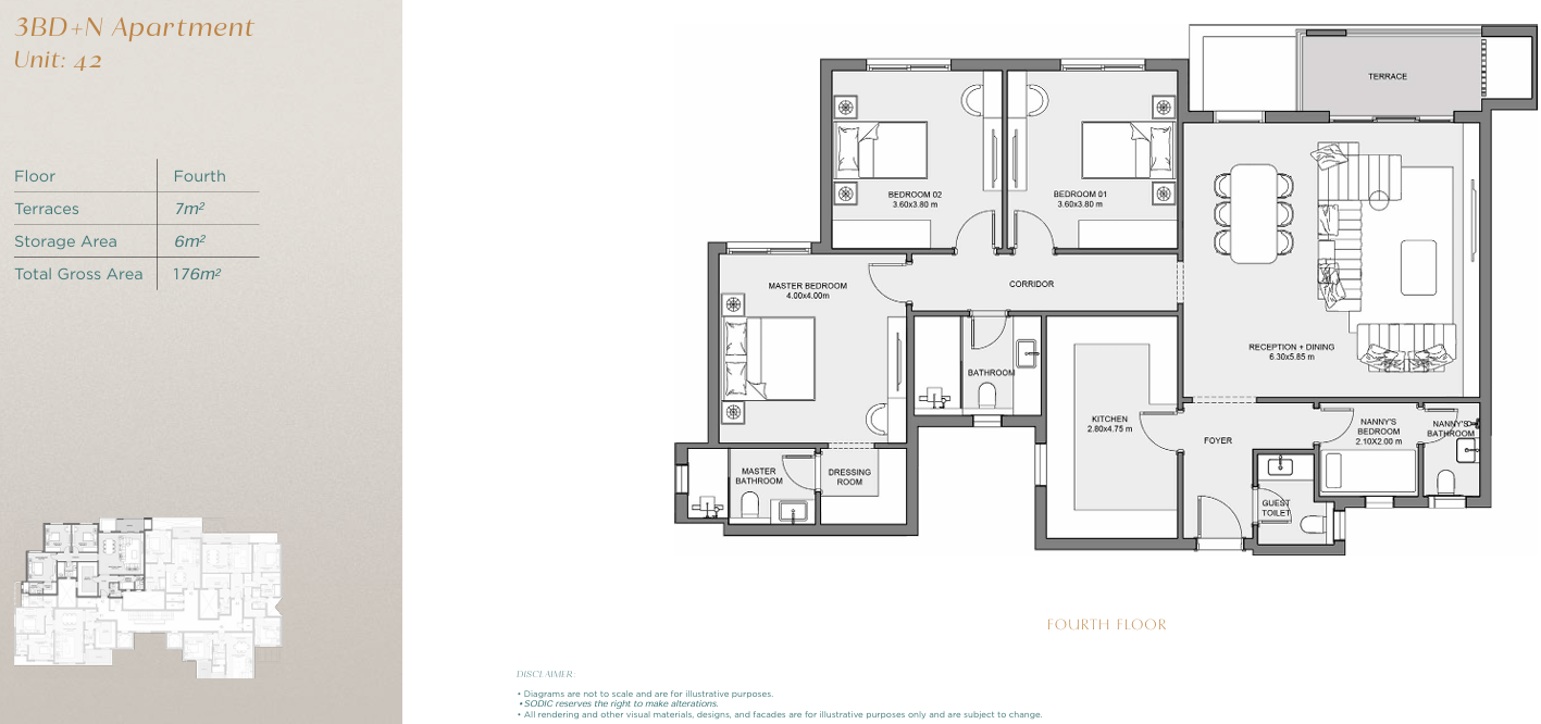 Floor Plan - كمبوند ايست فالي المستقبل سيتي سوديك للتطوير العقاري - East Vale Compound Mostakbal City 