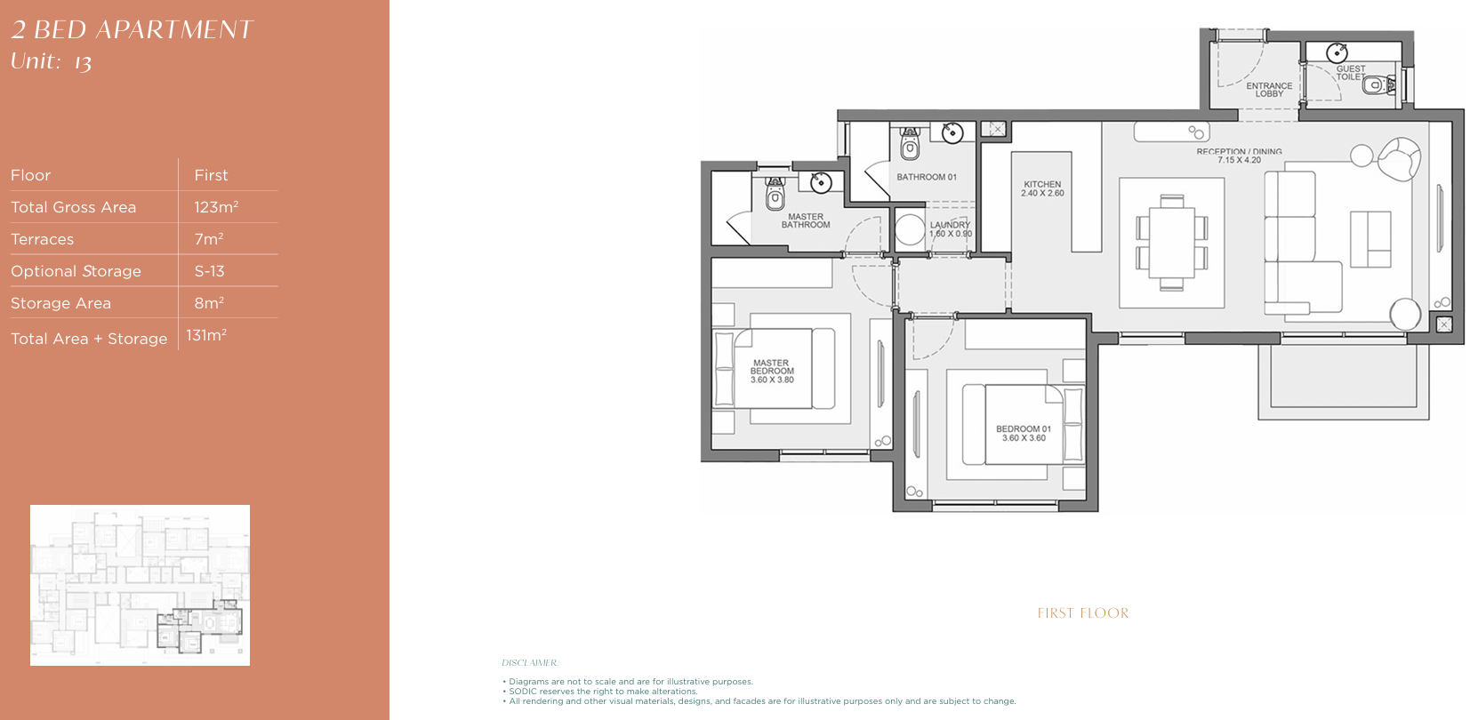 Floor Plan - East Vale Compound Mostakbal City SODIC Developments