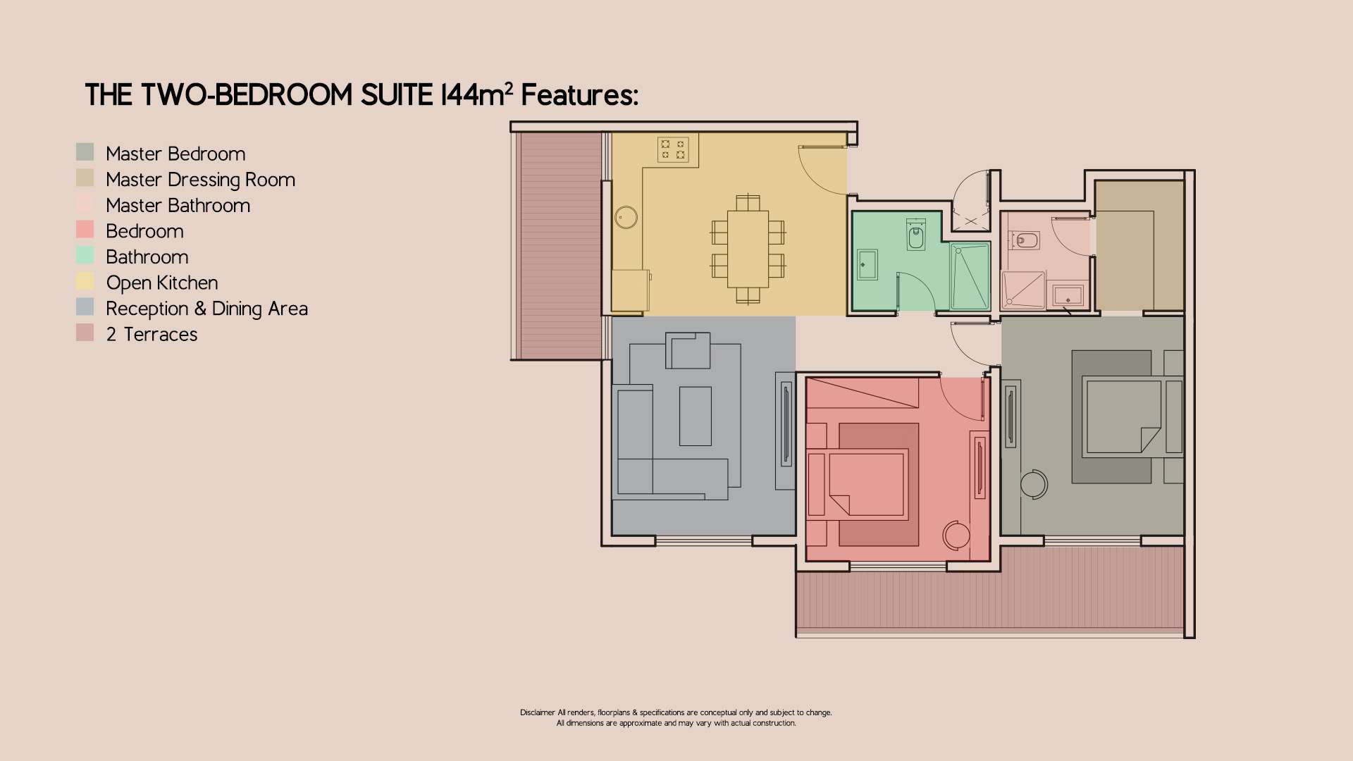 Floor Plan - The Red Residence Compound New Cairo Al Borouj Misr Development