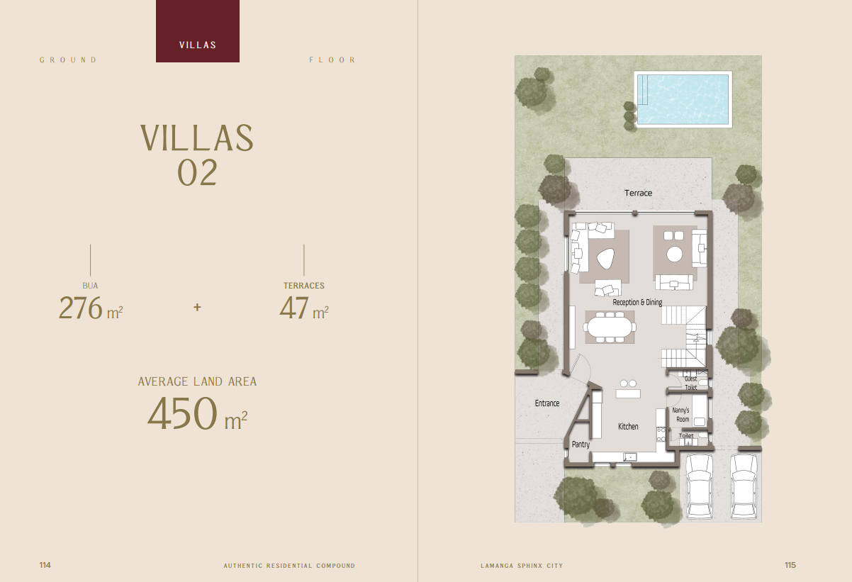 Floor Plan - Lamanga Sphinx City Compound AlKarma Developments