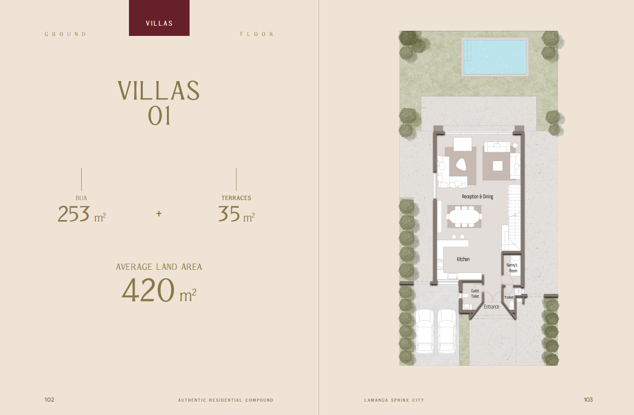 Floor Plan - Lamanga Sphinx City Compound AlKarma Developments