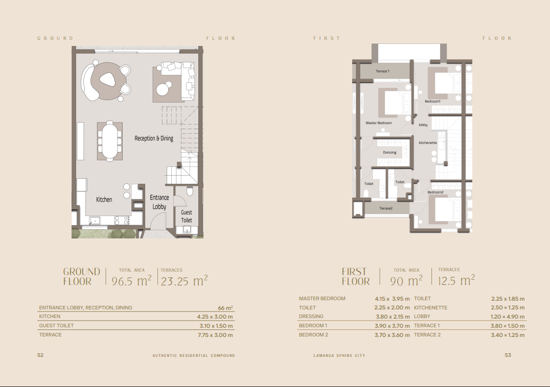 Plan 23 - Lamanga Sphinx City Compound AlKarma Developments