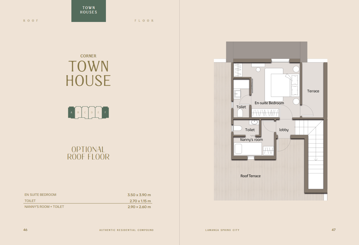 Floor Plan - كمبوند لامانجا سفنكس الجديدة الكارما للتطوير العقاري - Lamanga Sphinx City Compound