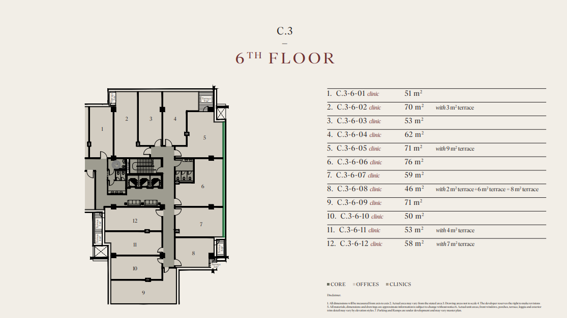 Floor Plan - مول بريدجز الشيخ زايد وان اوف وان للتطوير العقاري - Bridges Mall Sheikh Zayed
