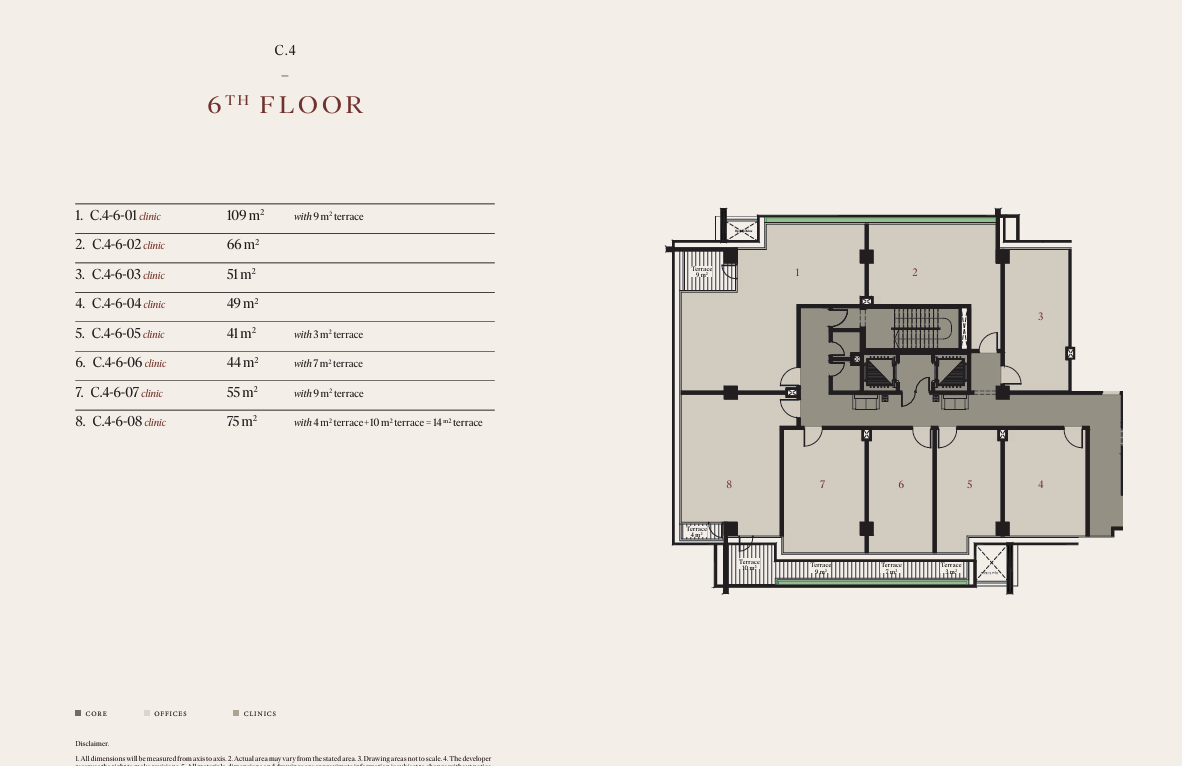 Floor Plan - مول بريدجز الشيخ زايد وان اوف وان للتطوير العقاري - Bridges Mall Sheikh Zayed