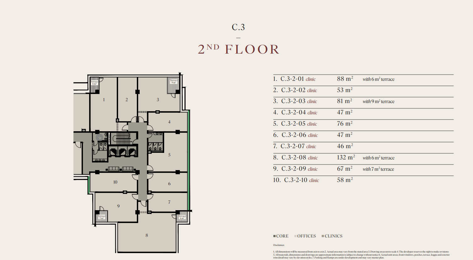 Floor Plan - مول بريدجز الشيخ زايد وان اوف وان للتطوير العقاري - Bridges Mall Sheikh Zayed
