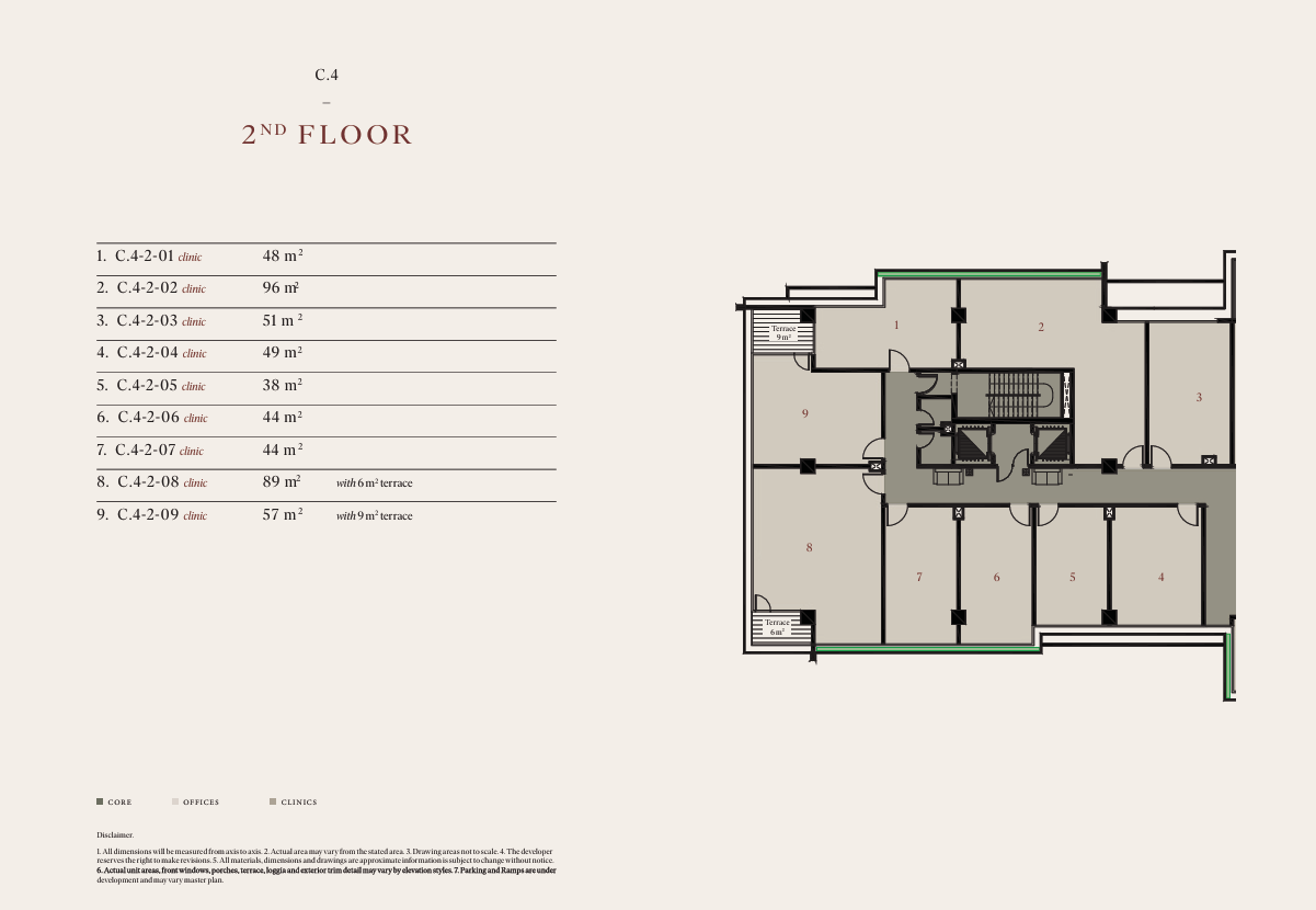 Floor Plan - مول بريدجز الشيخ زايد وان اوف وان للتطوير العقاري - Bridges Mall Sheikh Zayed