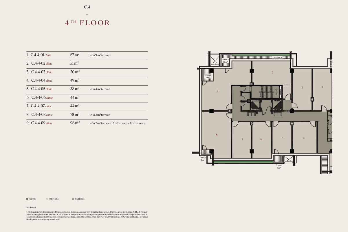 Floor Plan - مول بريدجز الشيخ زايد وان اوف وان للتطوير العقاري - Bridges Mall Sheikh Zayed