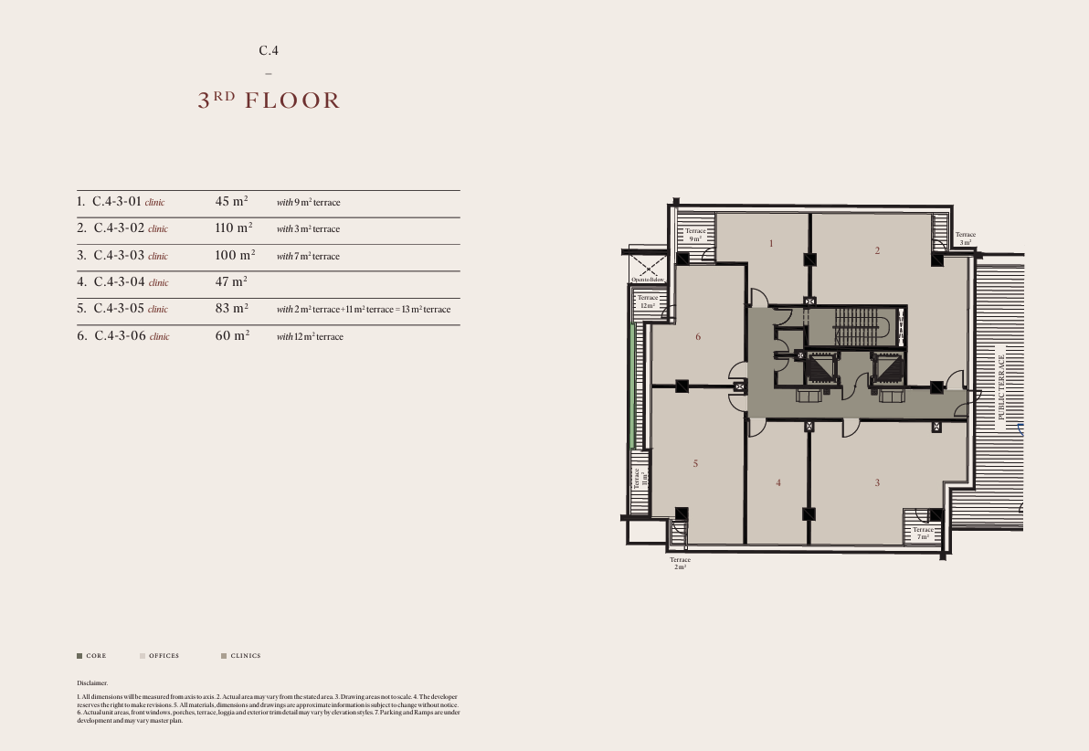 Floor Plan - مول بريدجز الشيخ زايد وان اوف وان للتطوير العقاري - Bridges Mall Sheikh Zayed
