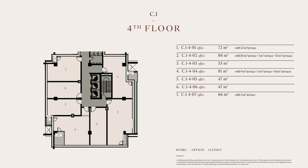 Floor Plan - مول بريدجز الشيخ زايد وان اوف وان للتطوير العقاري - Bridges Mall Sheikh Zayed